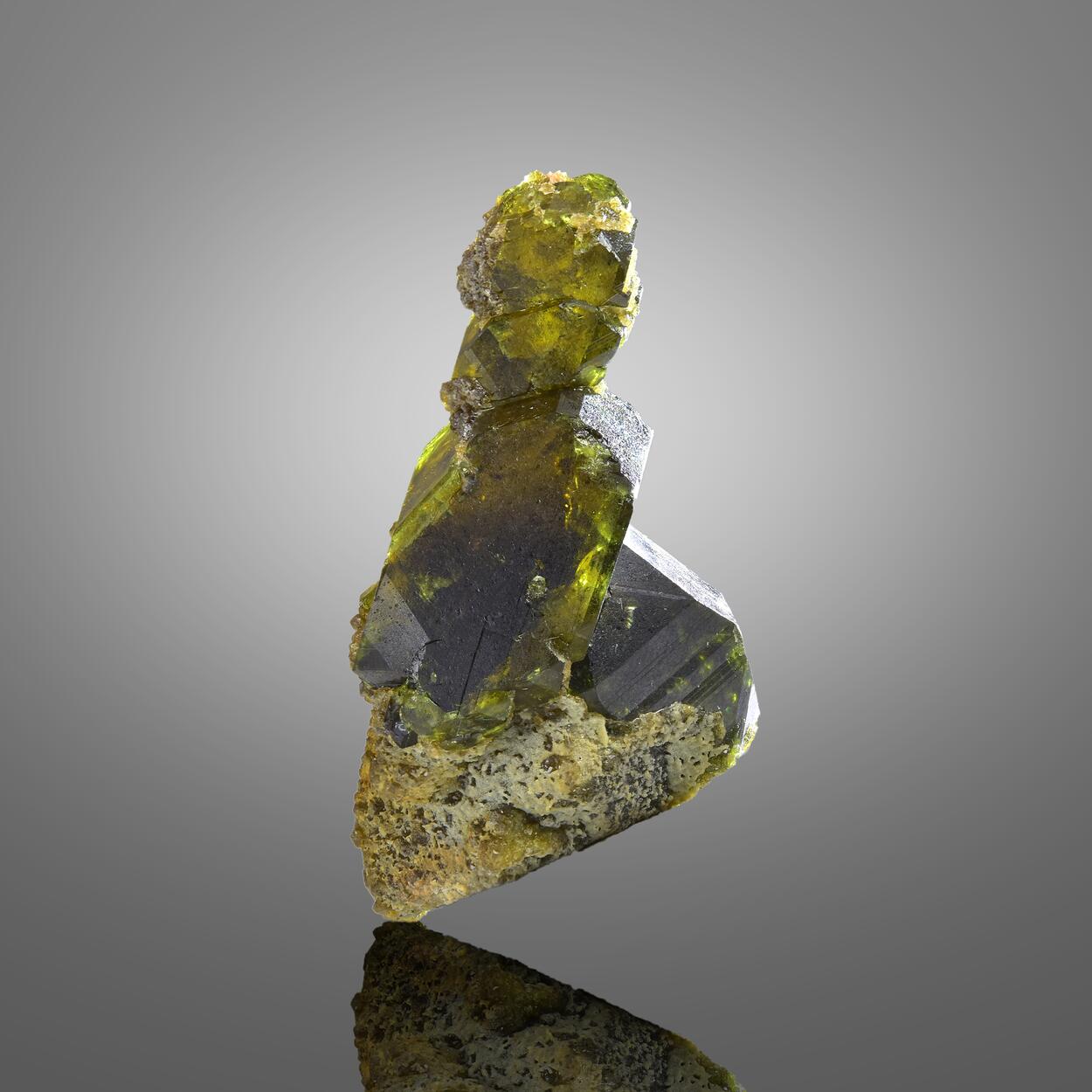 Vesuvianite With Grossular & Diopside