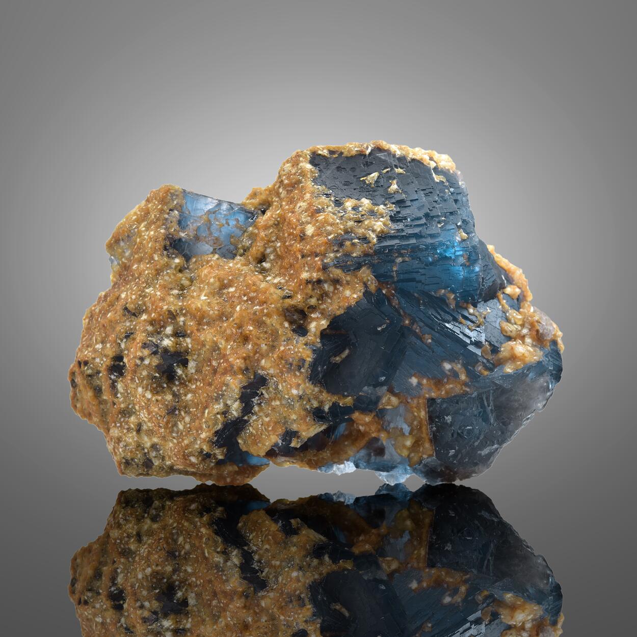 Fluorite With Calcite