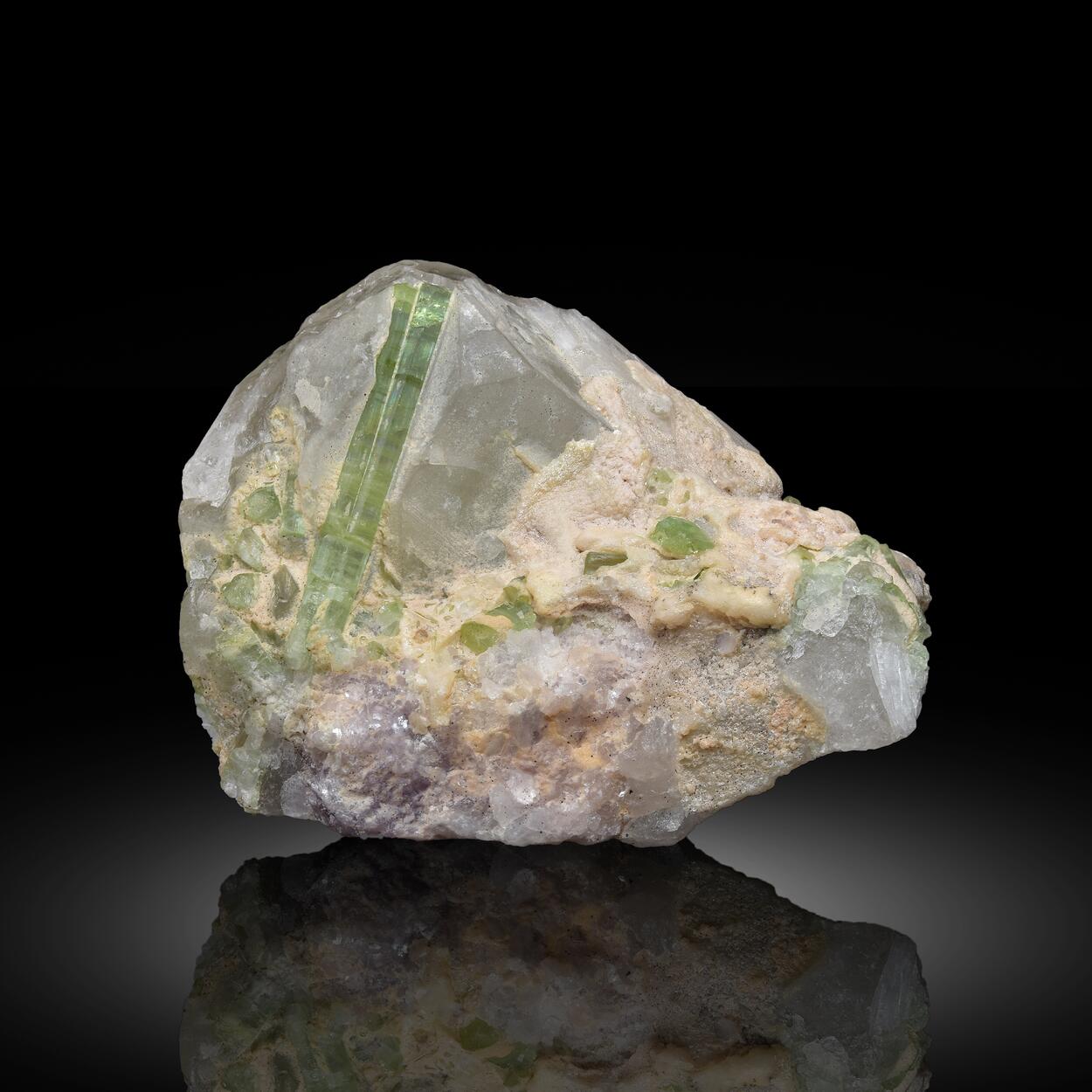Tourmaline With Quartz