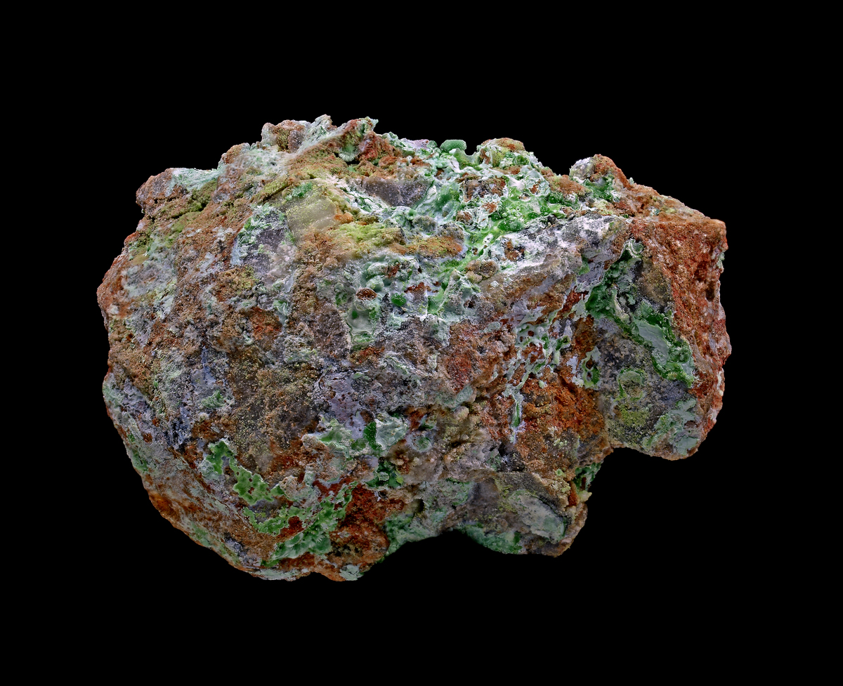 Goldhillite & Zincolivenite & Aurichalcite