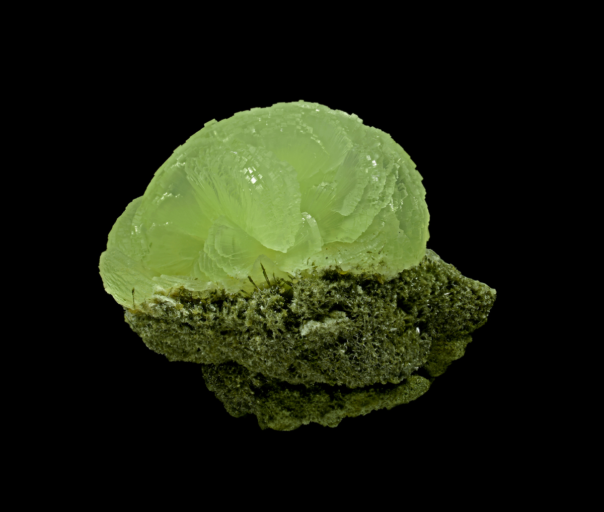 Prehnite & Diopside