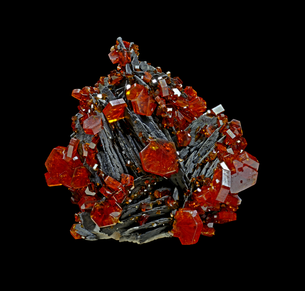 Vanadinite On Baryte
