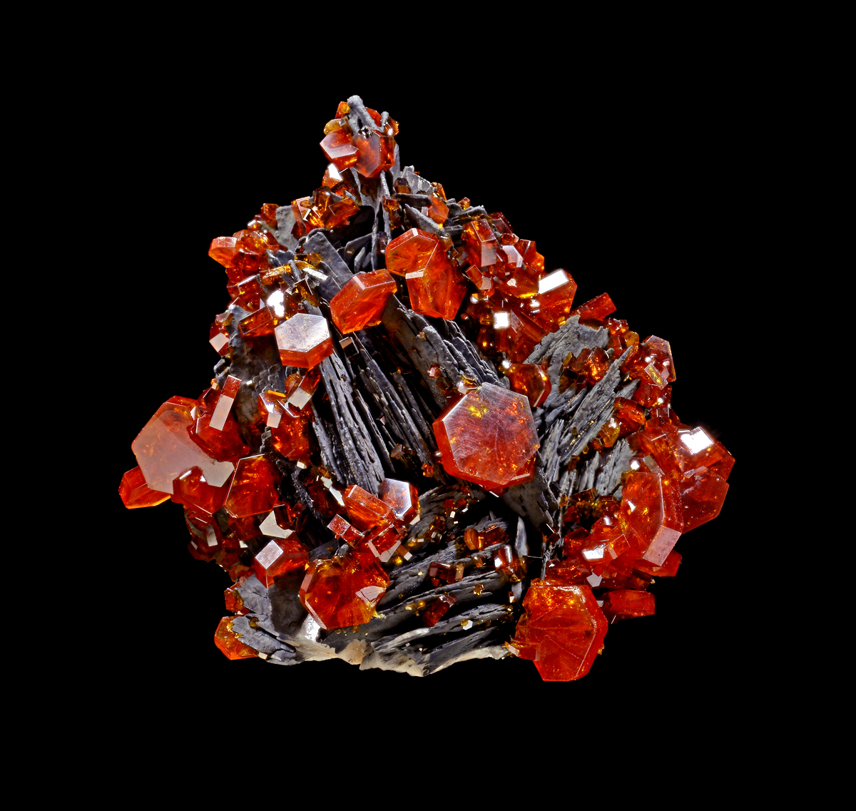 Vanadinite On Baryte