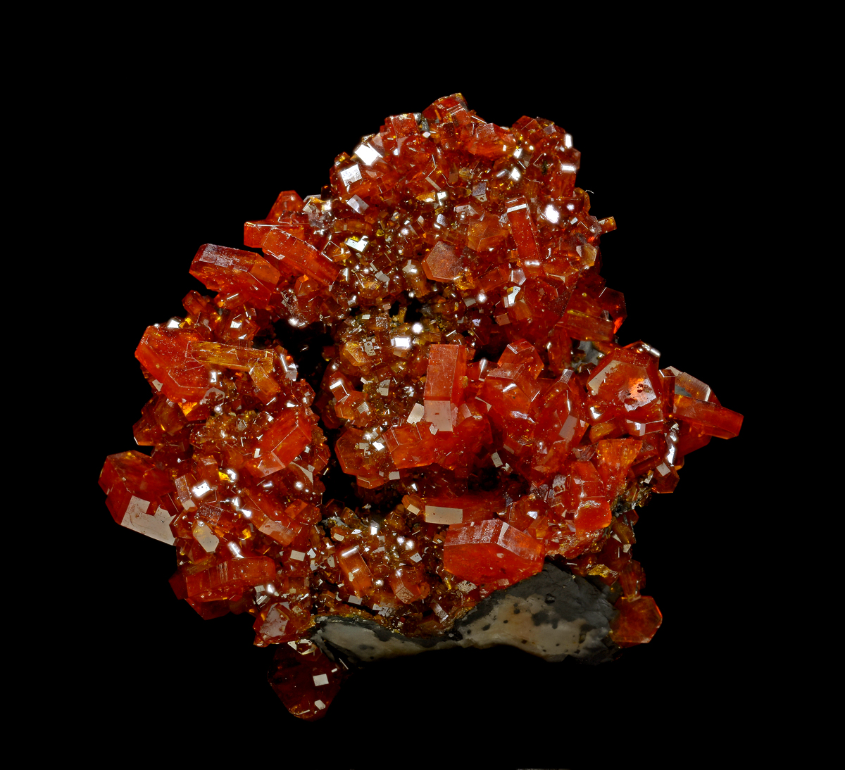 Vanadinite On Baryte