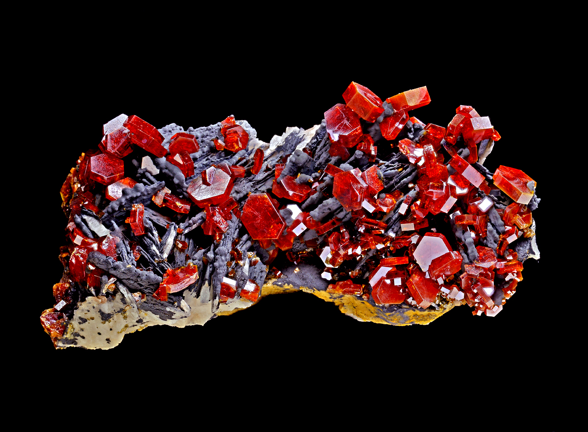Vanadinite On Baryte