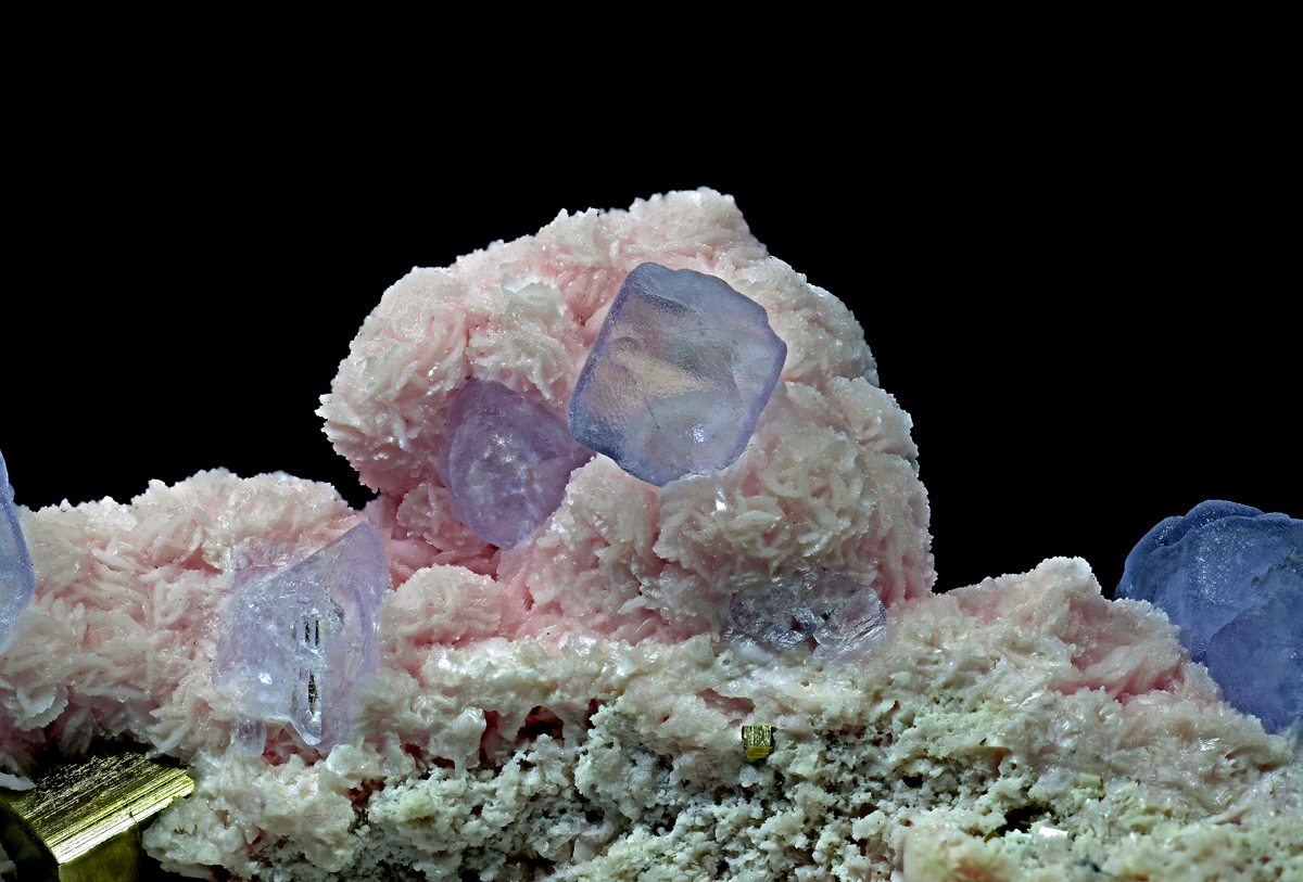 Rhodochrosite & Fluorite