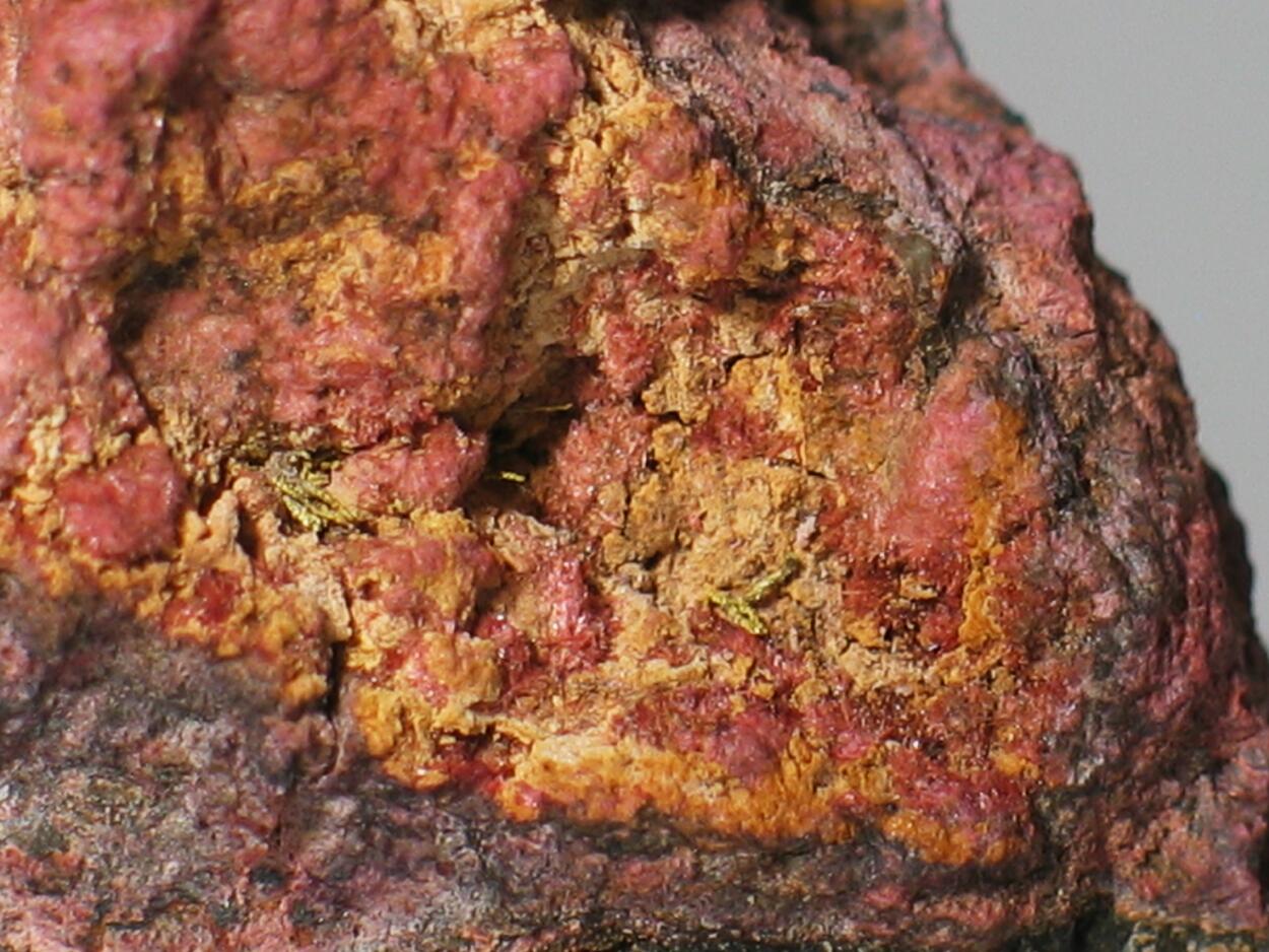 Gold & Electrum On Erythrite