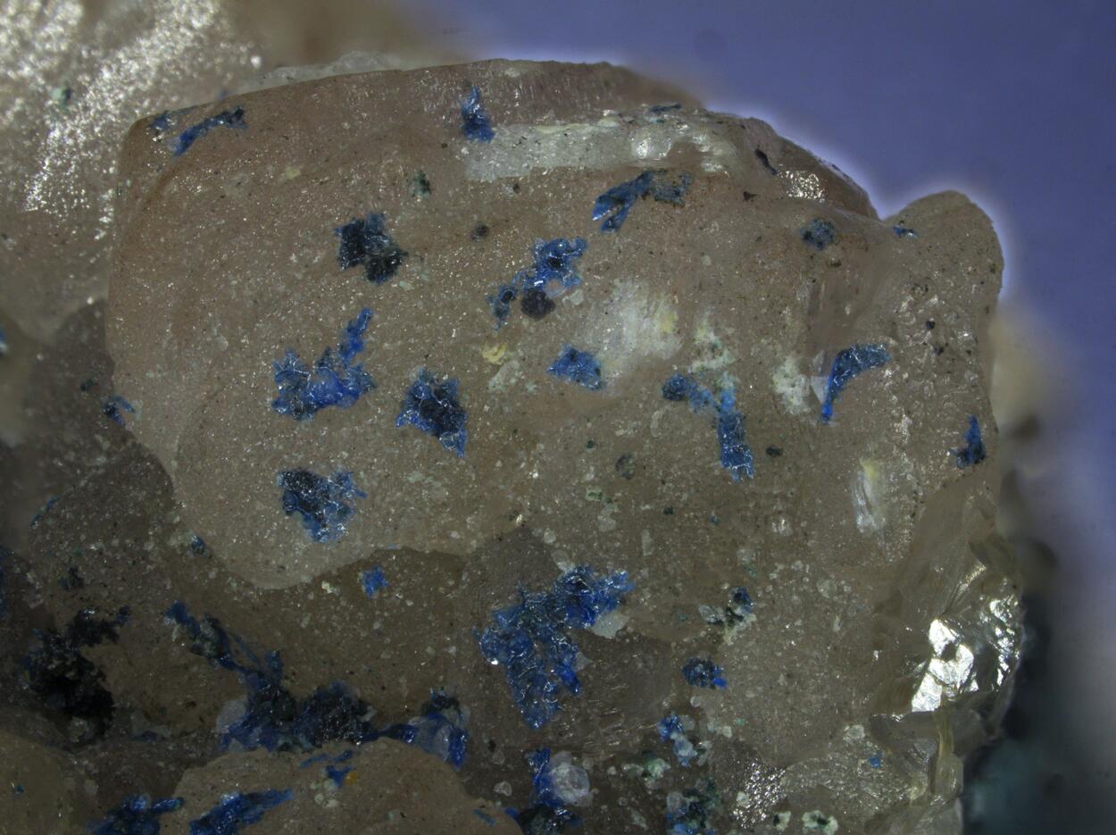 Linarite On Smithsonite
