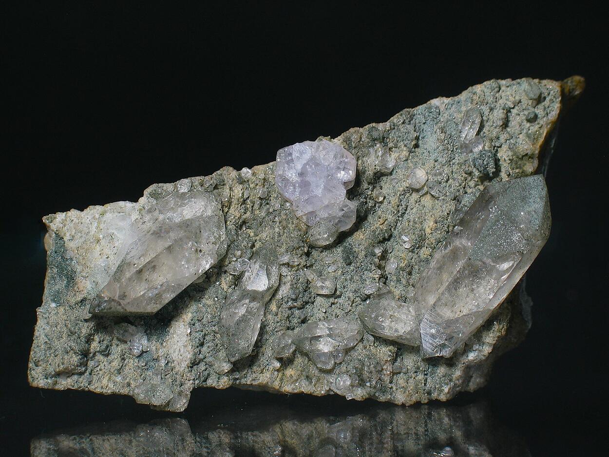 Apatite & Rock Crystal