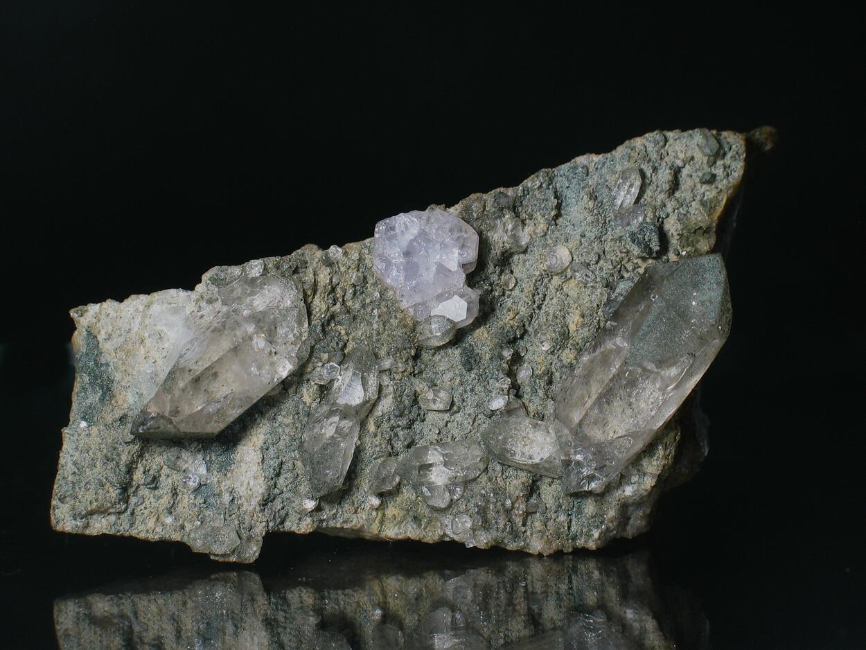 Apatite & Rock Crystal