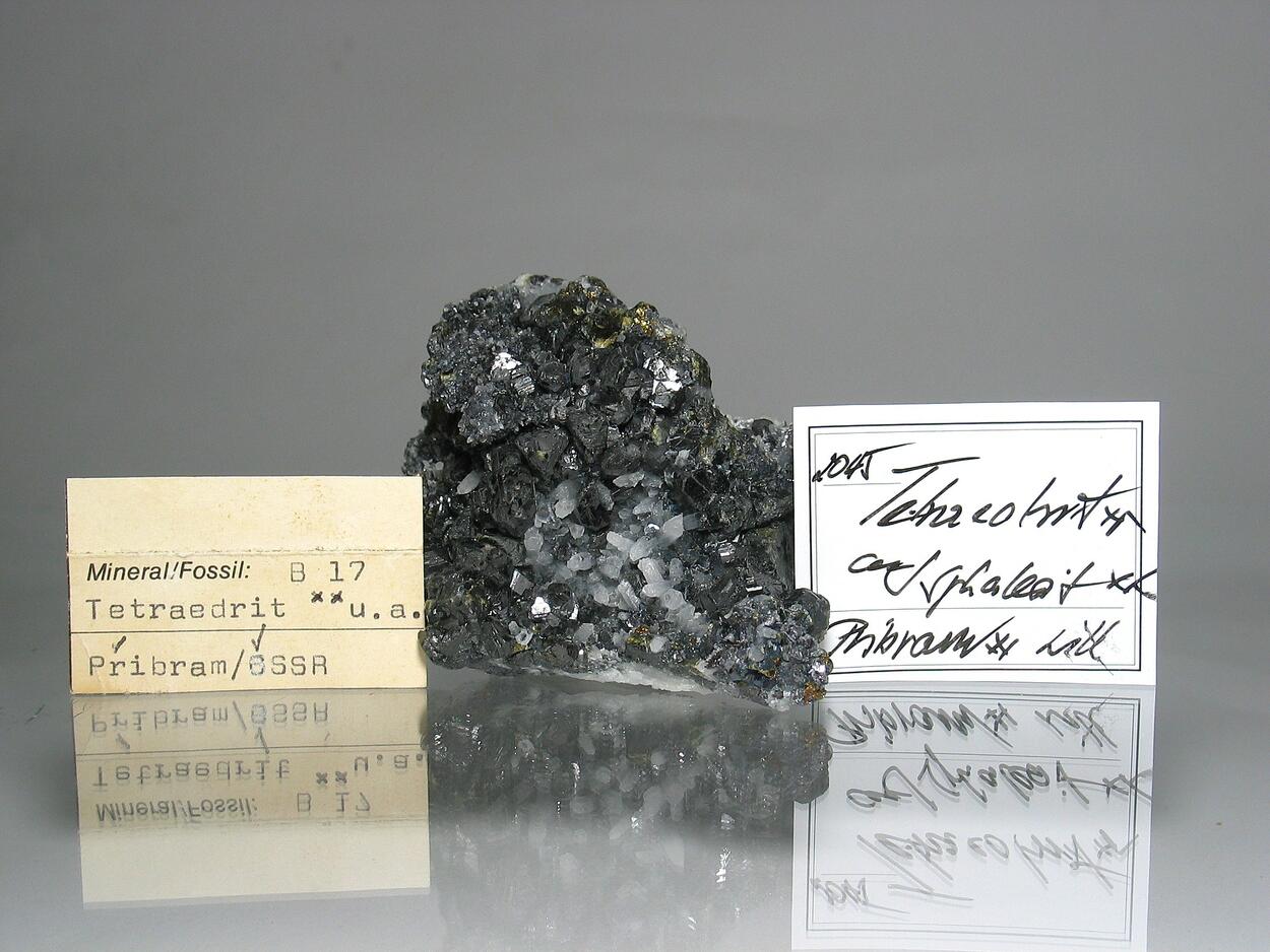 Tetrahedrite On Sphalerite