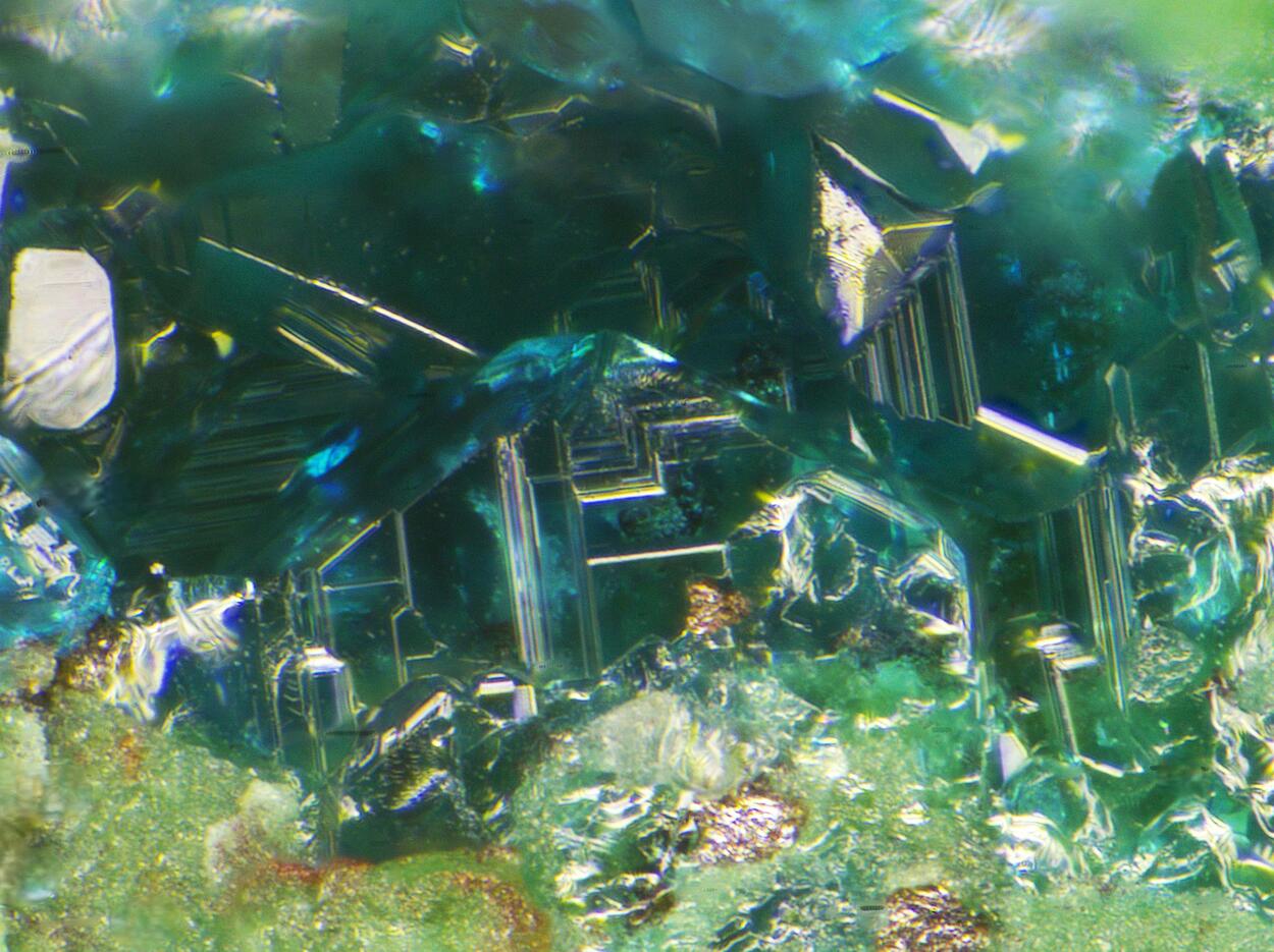 Chalcomenite Marthozite & Demesmaekerite