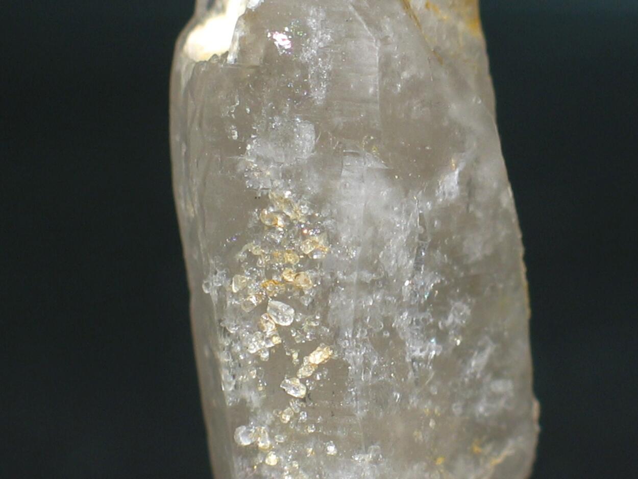 Phenakite On Rock Crystal