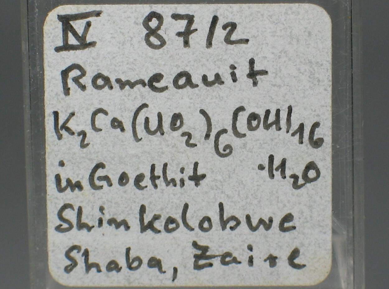 Rameauite & Schoepite