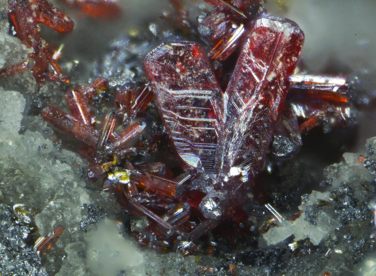 Proustite Xanthoconite & Imiterite