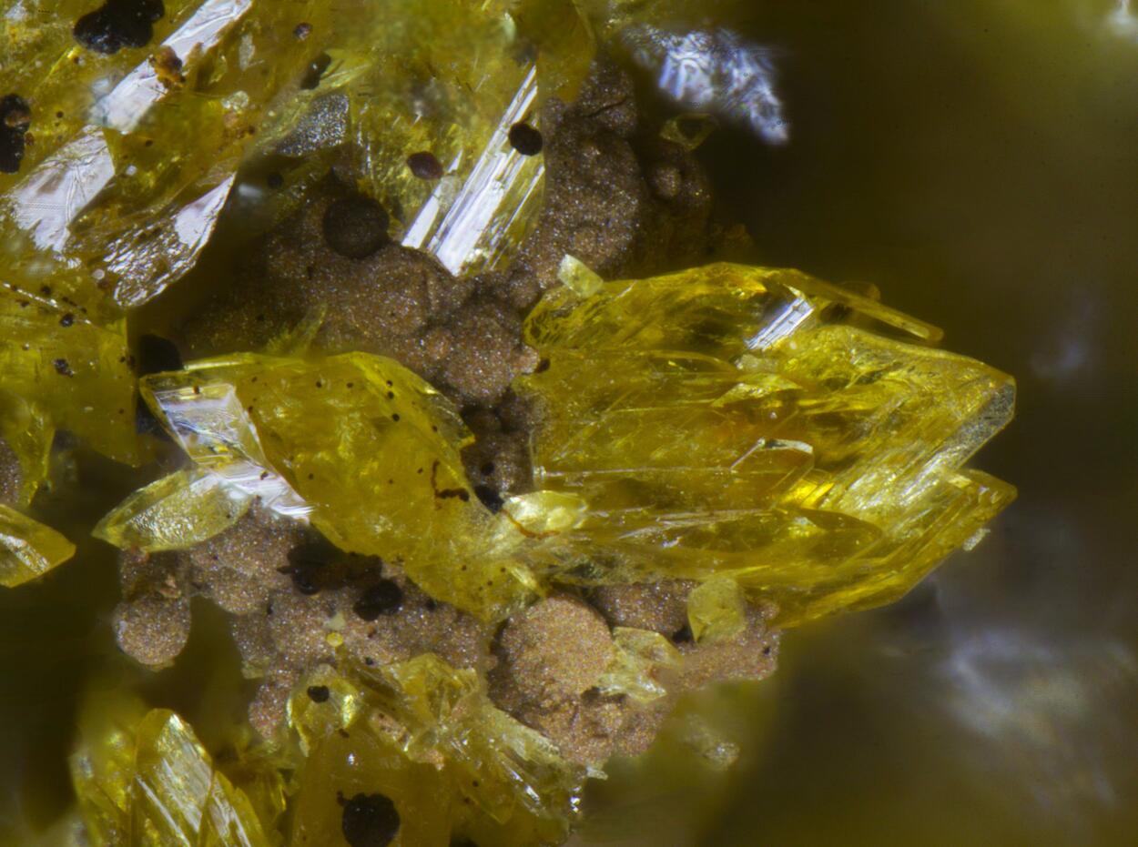 Stewartite On Apatite