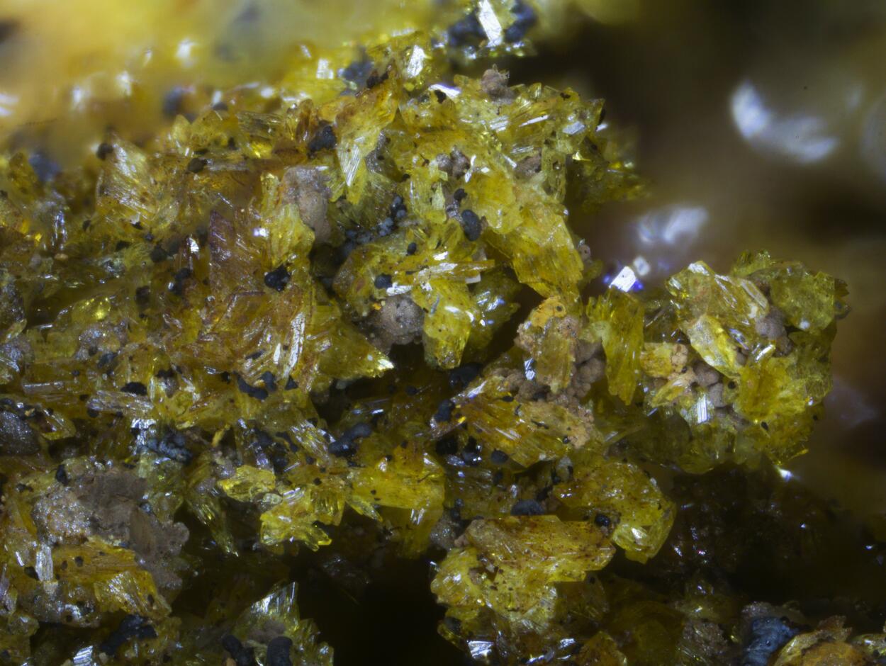 Stewartite On Apatite