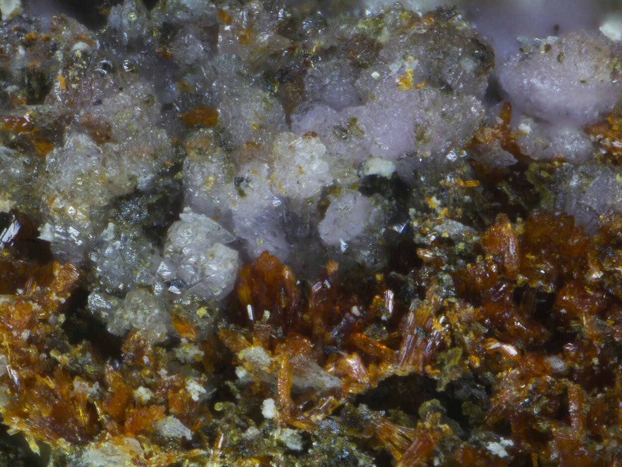 Cyrilovite & Beraunite & Strengite