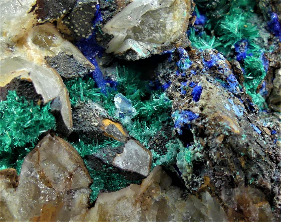 Brochantite & Linarite