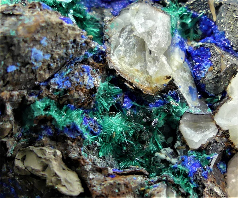 Brochantite & Linarite