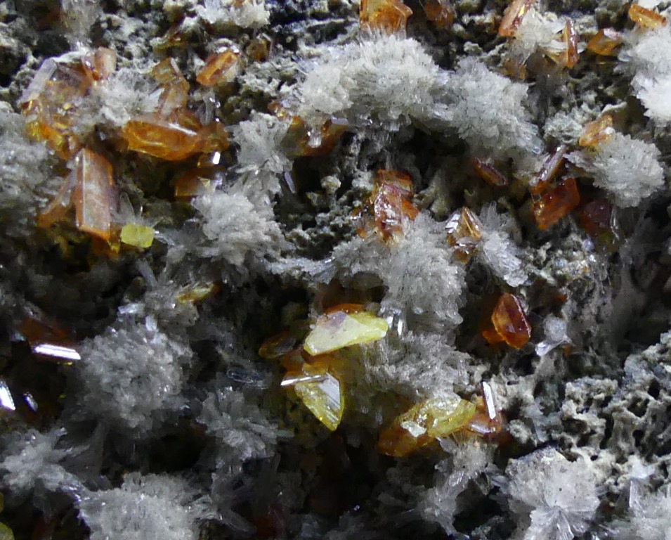 Wulfenite & Hemimorphite