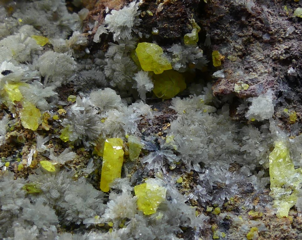 Wulfenite & Hemimorphite