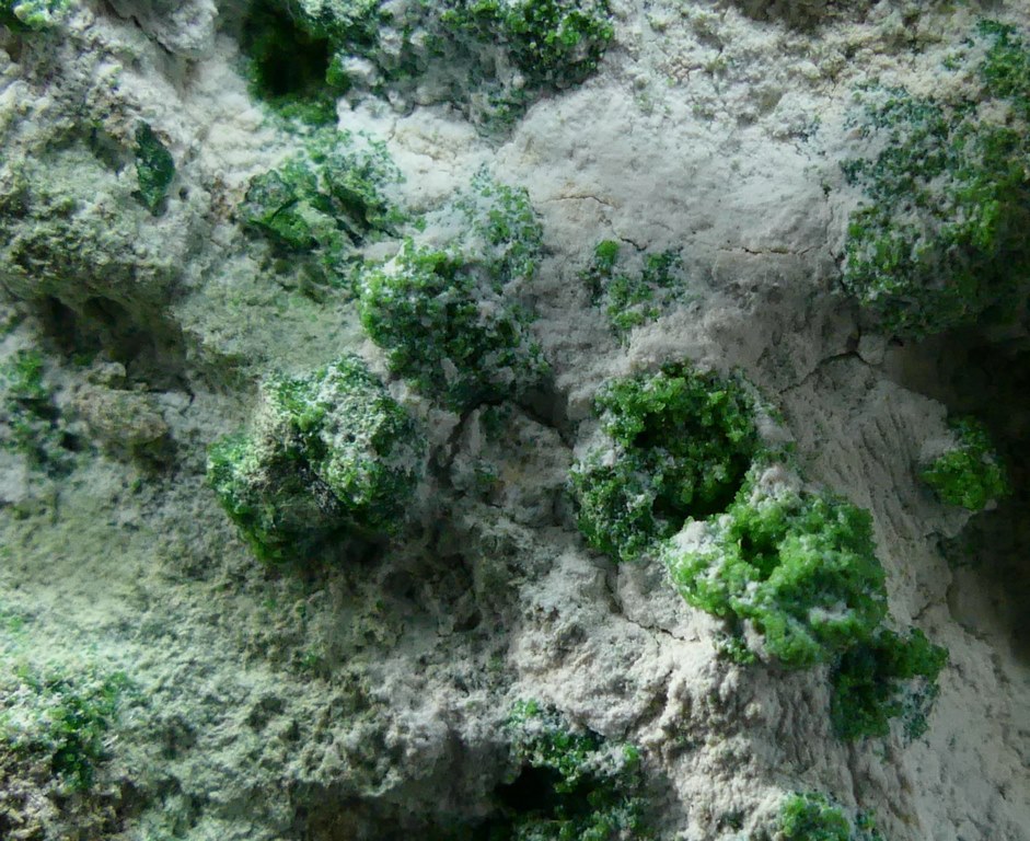 Agardite Huntite & Conichalcite