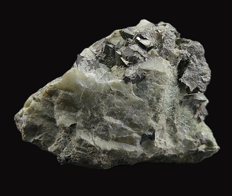Arsenopyrite & Byssolite