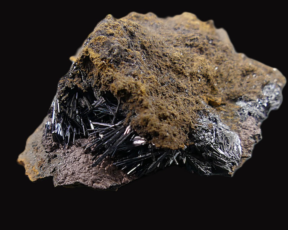 Pyrolusite & Goethite