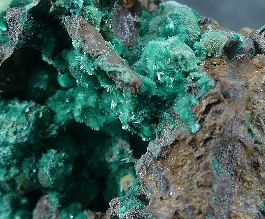 Brochantite & Malachite