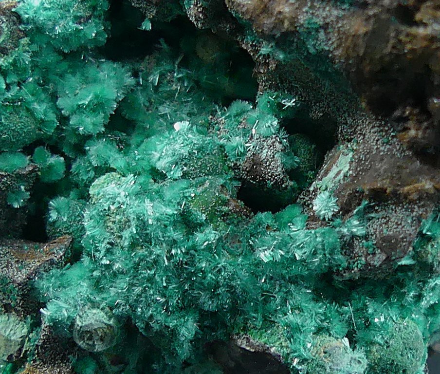 Brochantite & Malachite