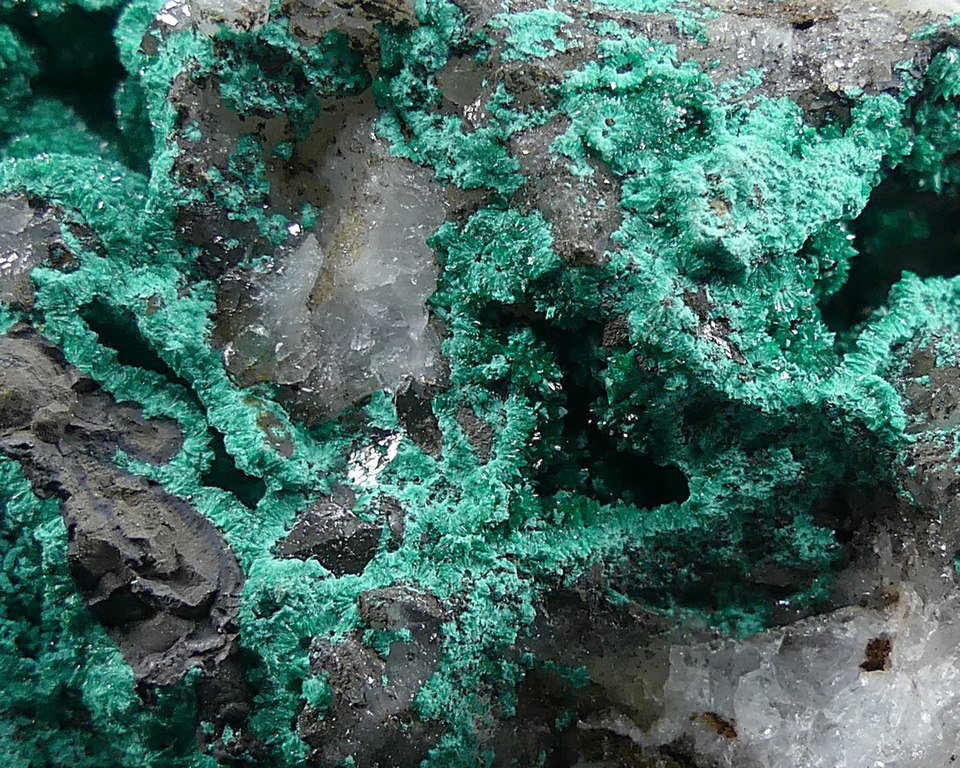 Pseudomalachite & Libethenite