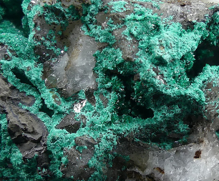 Pseudomalachite & Libethenite