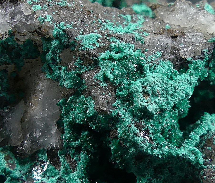 Pseudomalachite & Libethenite