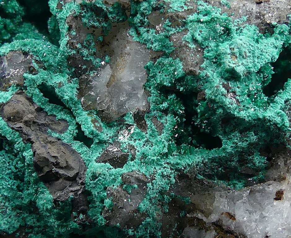 Pseudomalachite & Libethenite
