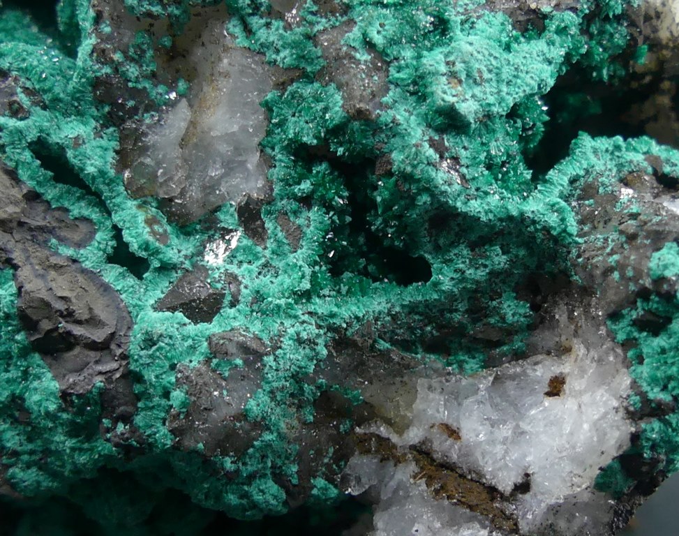 Pseudomalachite & Libethenite