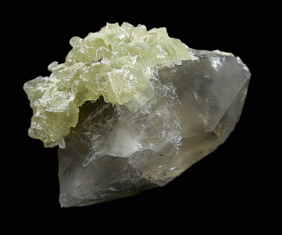 Prehnite & Quartz