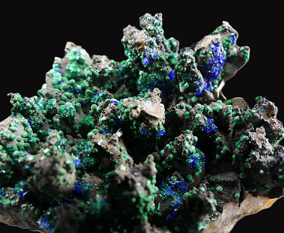 Brochantite Linarite & Malachite