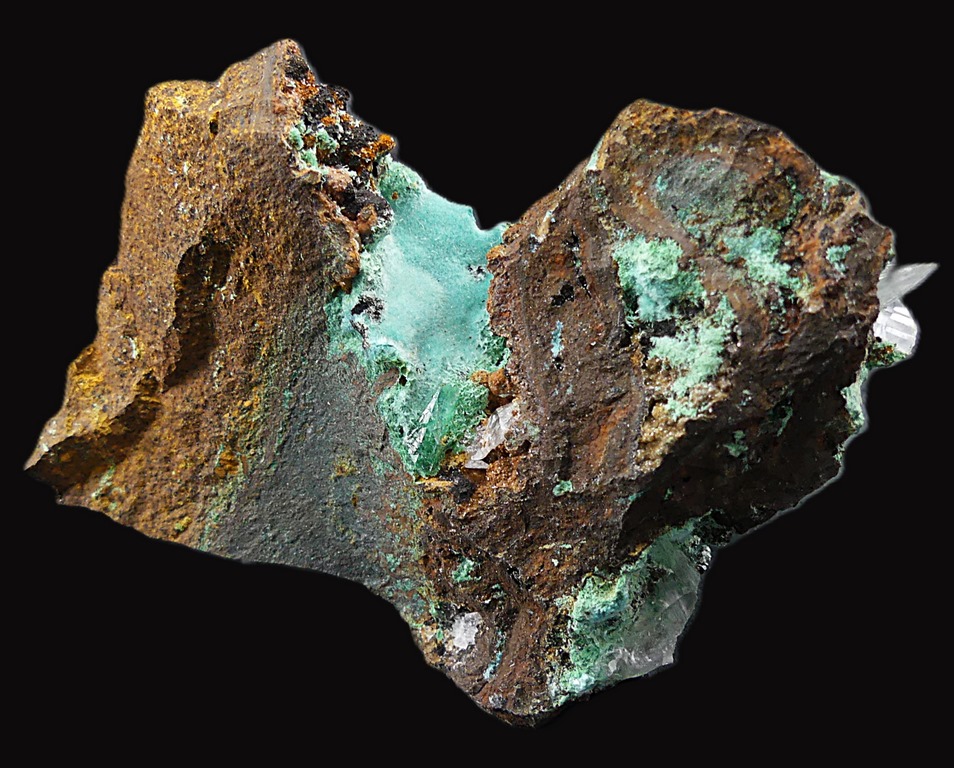 Rosasite & Calcite