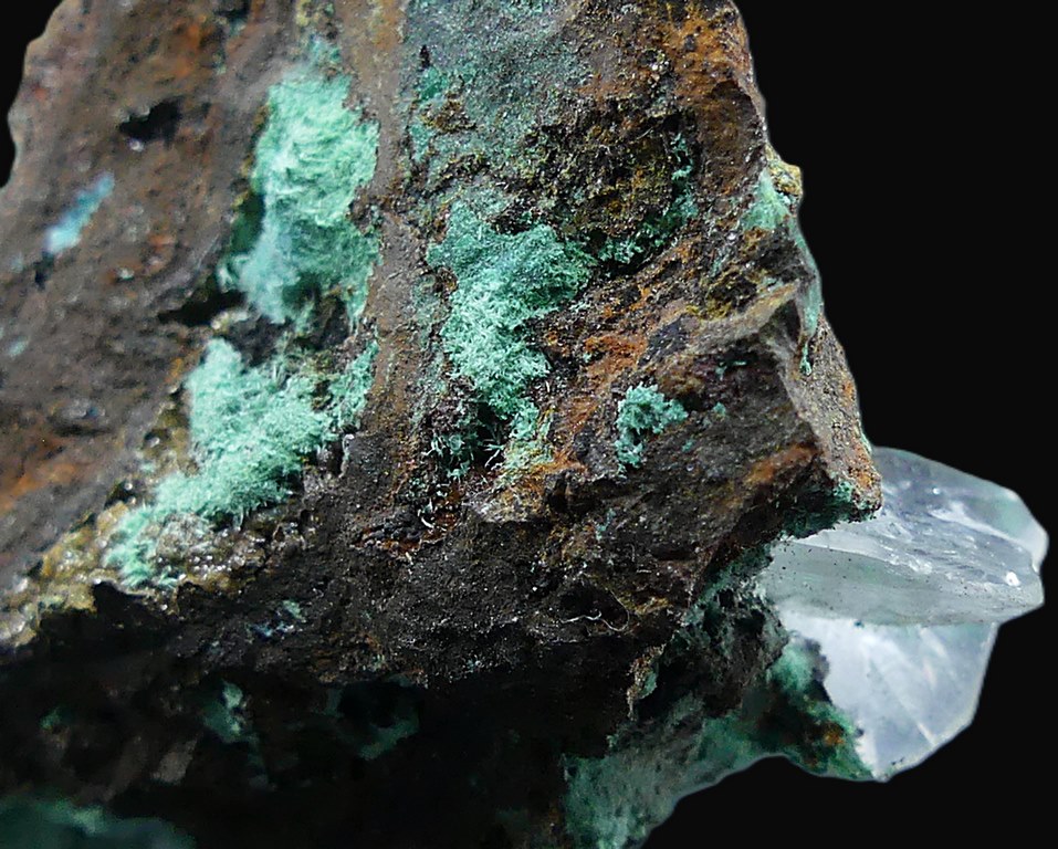 Rosasite & Calcite