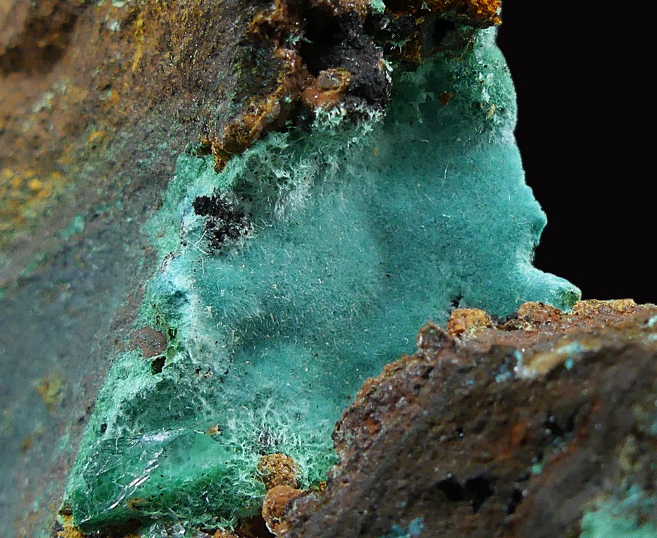 Rosasite & Calcite
