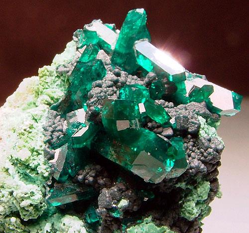 Dioptase Rosasite & Plancheite