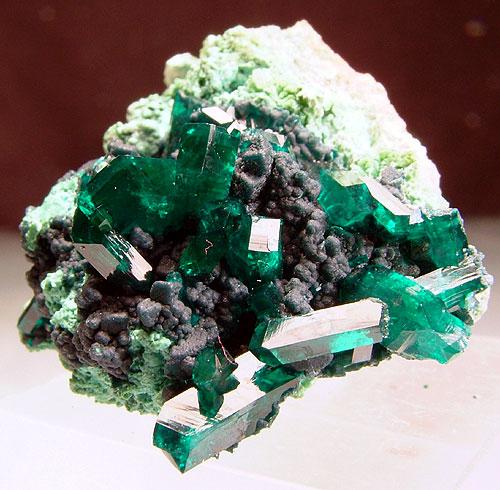 Dioptase Rosasite & Plancheite