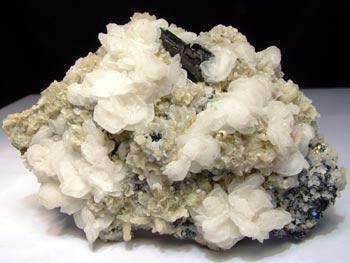 Wolframite Calcite & Siderite