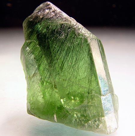 Peridot With Ludwigite