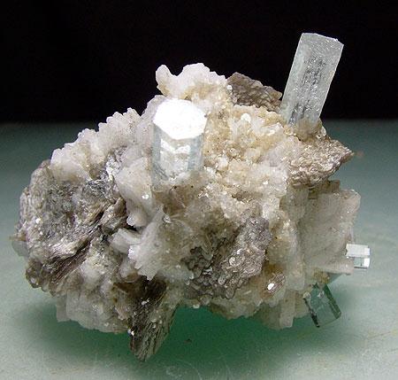 Aquamarine Muscovite & Albite