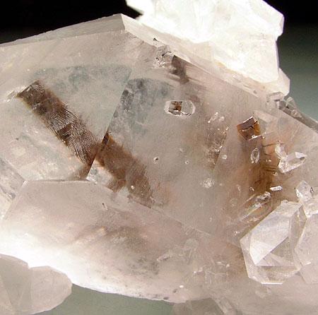 Quartz With Brookite & Rutile Inclusions