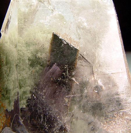 Quartz With Brookite Chlorite & Rutile Inclusions