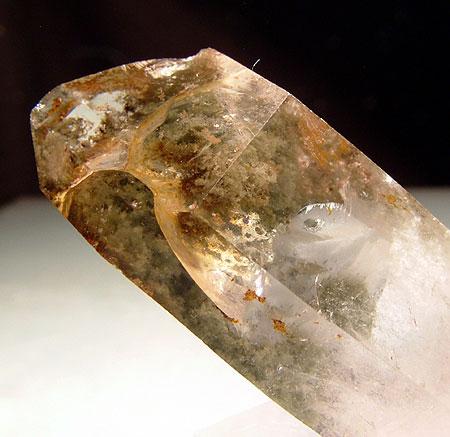 Quartz With Brookite Chlorite & Rutile Inclusions