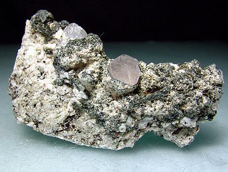 Apatite With Chlorite On Albite